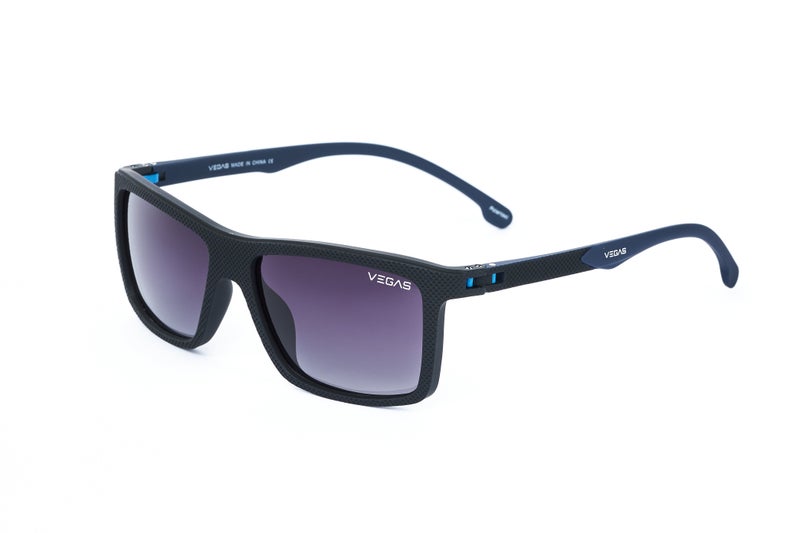 VEGAS Full Rim Rectangular Men Grey  Sunglasses V3008 C3 - Image 1